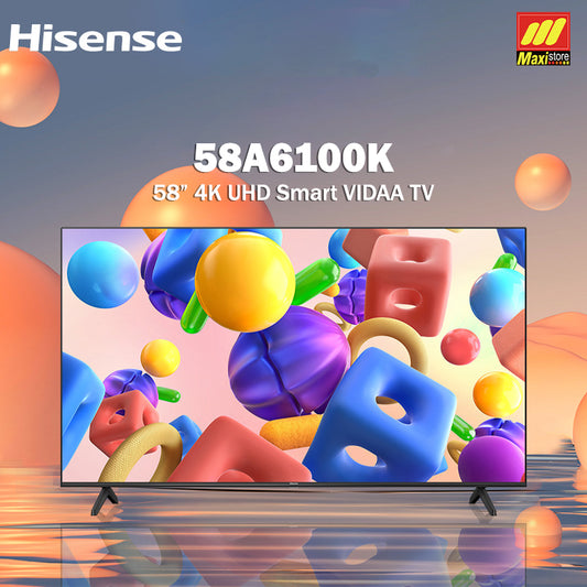 HISENSE 58A6100K 58 Inch 4K UHD VIDAA Smart LED TV [58"]