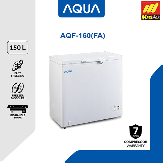 AQUA AQF-160(FA) Chest Freezer [150 L] Lemari Pembeku