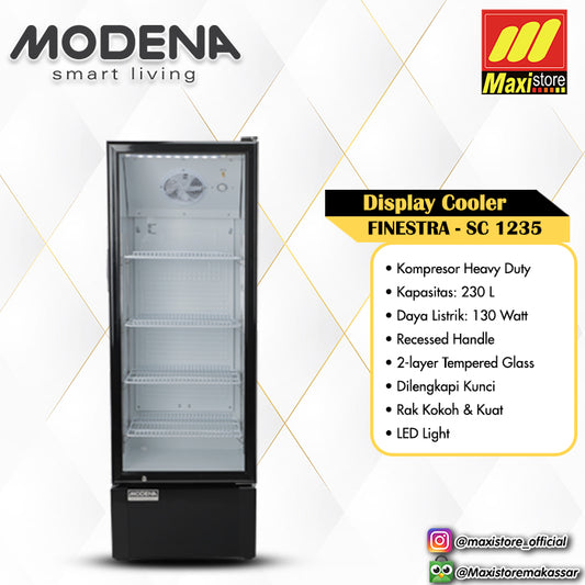 MODENA SC1235 / SC 1235 Showcase Cooler [230 L]