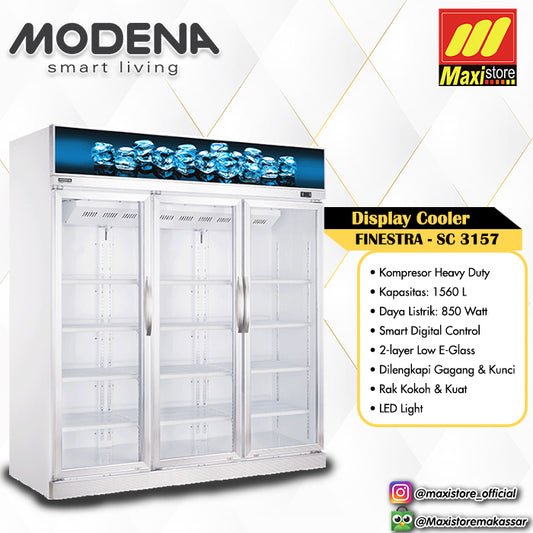 MODENA Finestra SC 3157 Showcase Cooler Display Cooler [1560 L]