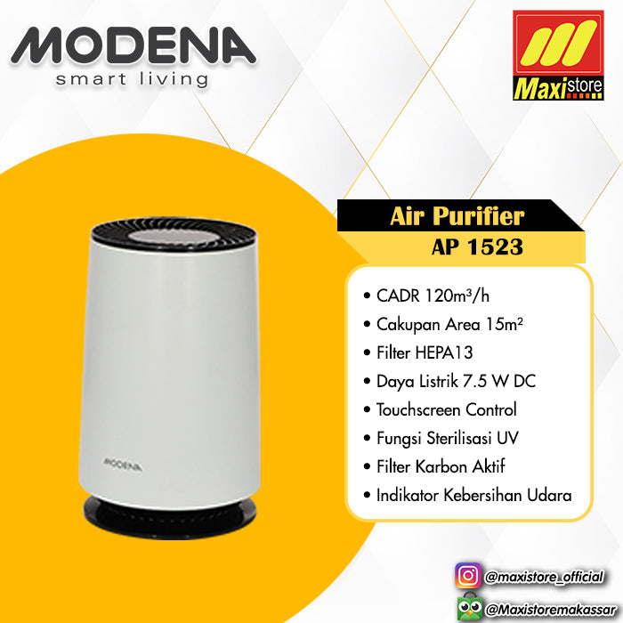 MODENA AP 1523 Air Purifier [15 m²] with HEPA Filter