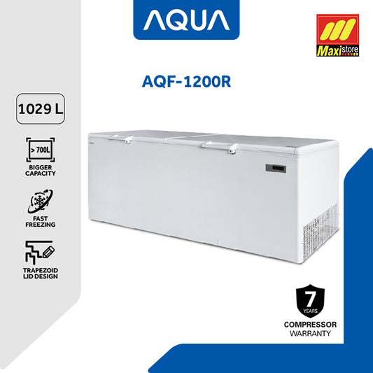 AQUA AQF-1200 / AQF-1200 R Chest Freezer [1029 L] Lemari Pembeku