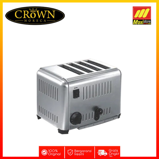 CROWN Horeca ETS4 Toaster Roti Elektrik Komersil