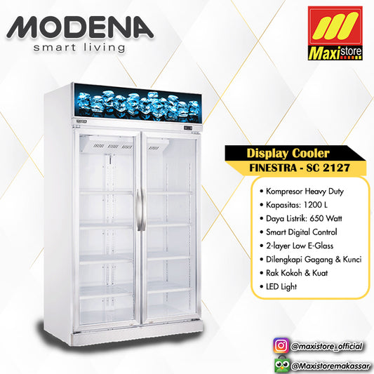 MODENA Finestra SC 2127 Showcase Cooler Display Cooler [1200 L]