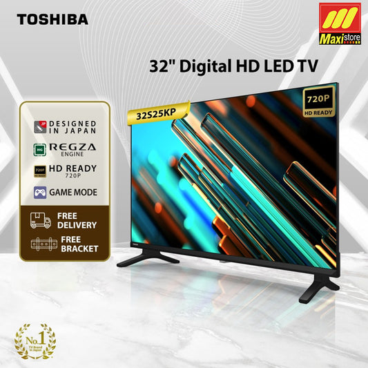 TOSHIBA 32S25KP LED TV Digital [32 Inch] HD USB Movie