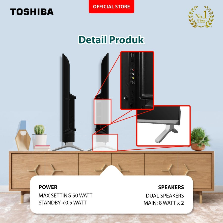 Toshiba 32V35KP Smart Android LED TV 32" [32 Inch]