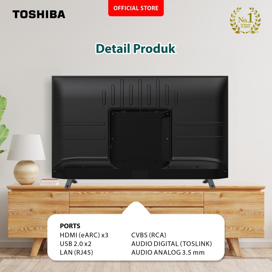 Toshiba 50C350LP LED Google Smart TV [50 Inch] UHD 4K Dolby Atmos