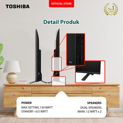 Toshiba 55C350LP LED Google Smart TV [55 Inch] UHD 4K Dolby Atmos