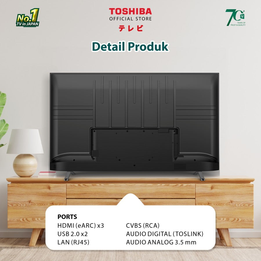 Toshiba 65C350LP LED Google Smart TV [65 Inch] UHD 4K Dolby Atmos