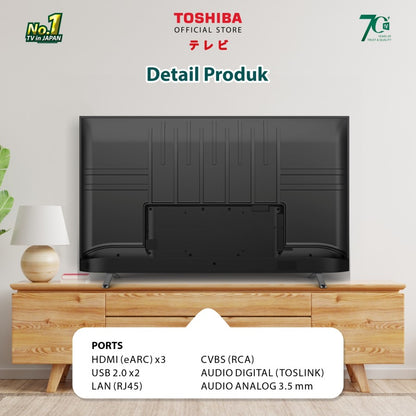 Toshiba 65C350LP LED Google Smart TV [65 Inch] UHD 4K Dolby Atmos