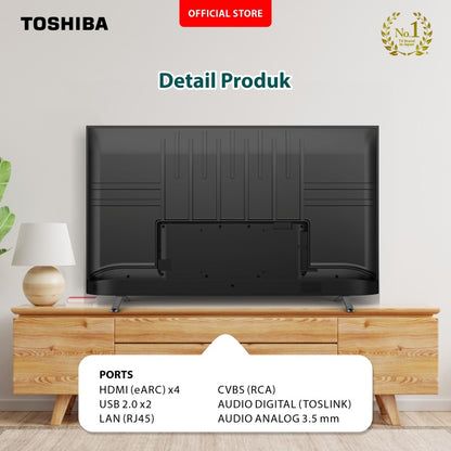 Toshiba 75C350LP LED Google Smart TV [75 Inch] UHD 4K Dolby Atmos