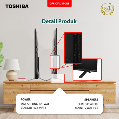 Toshiba 75C350LP LED Google Smart TV [75 Inch] UHD 4K Dolby Atmos