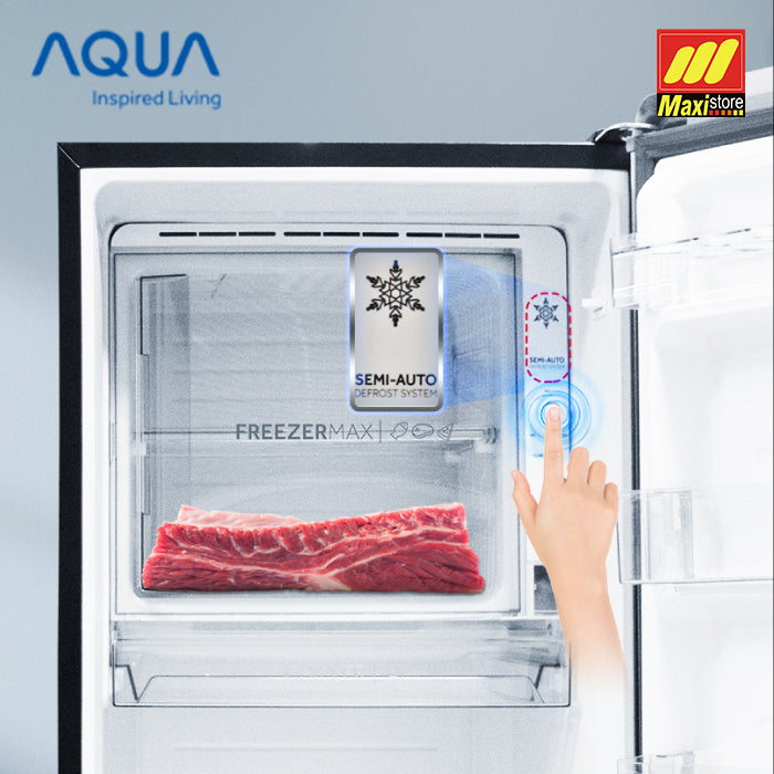 AQUA AQR-D205 MSB Kulkas 1 Pintu [165 L] dengan Giant Freezer