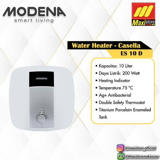 MODENA ES10D / ES 10 D Water Heater Listrik [10 L]