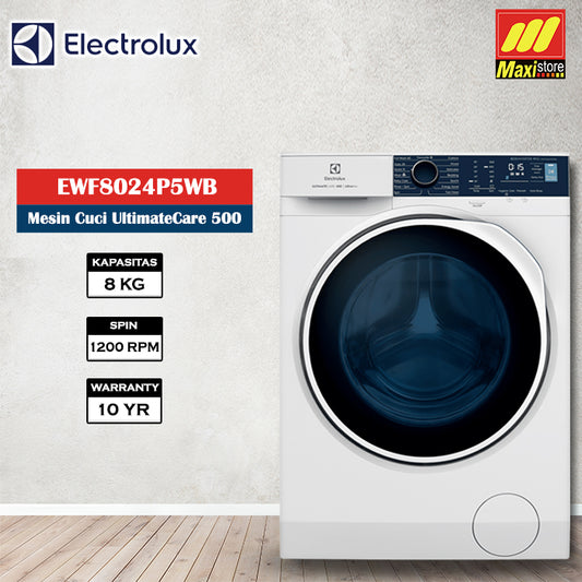 ELECTROLUX EWF8024P5WB Mesin Cuci Front Loading [8 Kg] UltimateCare 500