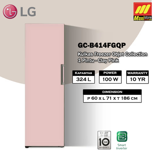 LG GC-B411FGQP Kulkas Freezer Objet Collection [324 L] Inverter