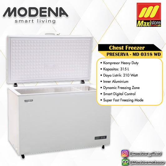 MODENA MD 0318 WD / MD0318WD Chest Freezer [315 L]