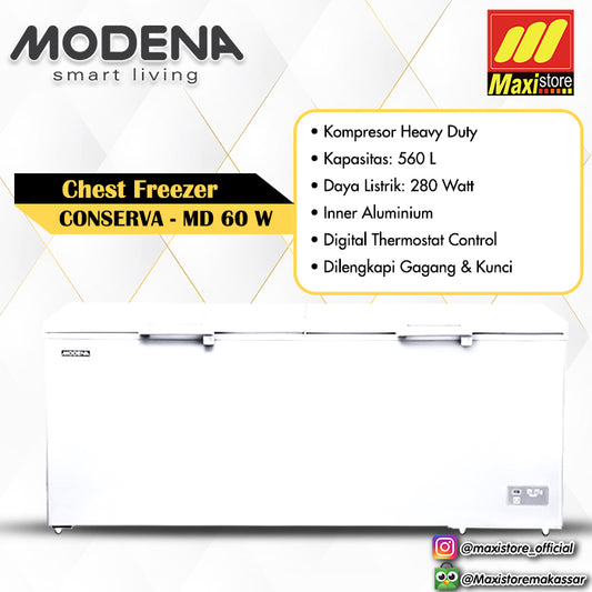 MODENA MD 60 W Conserva Chest Freezer [560 L]