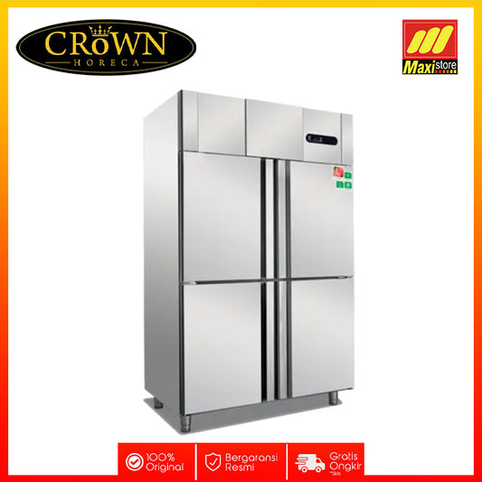 CROWN Horeca Q1000 Upright Kombinasi / Chiller Freezer Komersil
