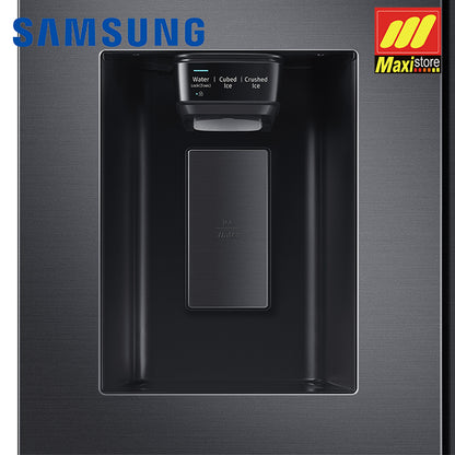 SAMSUNG RS64R5141B4 Kulkas Side-by-Side [617 L] with Water & Ice Dispenser
